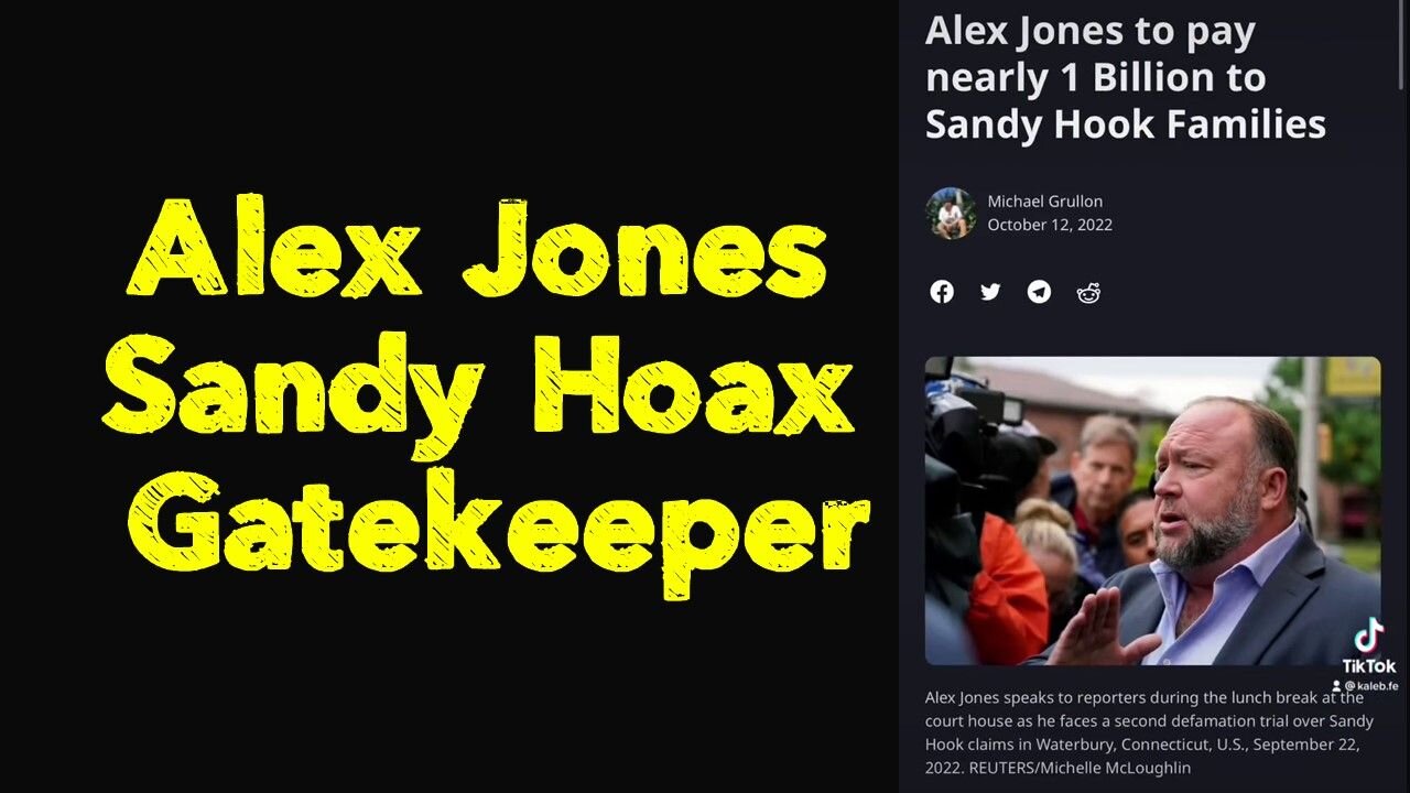 Alex Jones | Sandy Hoax Gatekeeper