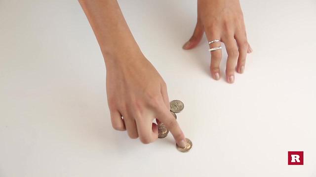 Bar Tricks Triangle to circle with 6 coins | Rare Life