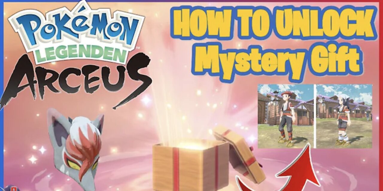 HOW TO UNLOCK Mystery Gift in Pokemon Legends Arceus!