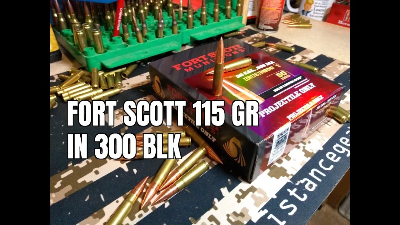 Fort Scott Munitions 115 GR In 300 BLK VS Cat Food