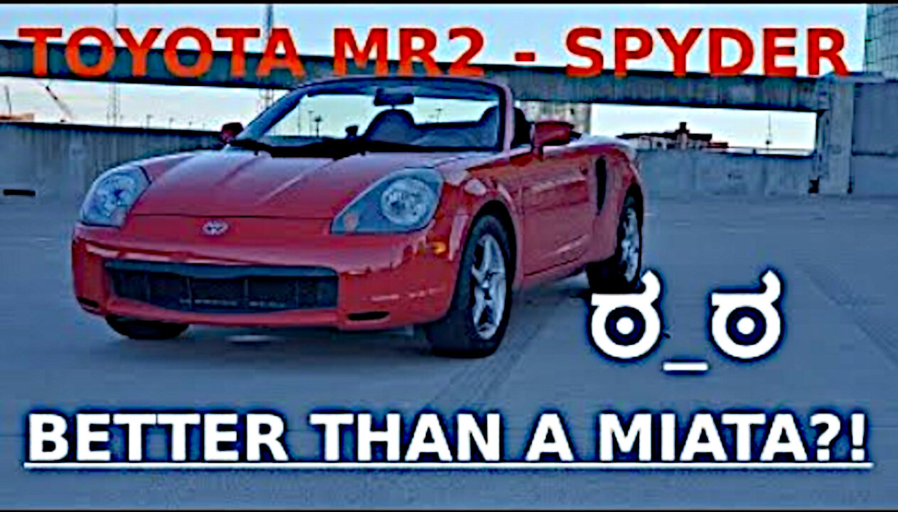 2000 Toyota MR2 Spyder -- The Under Rated Quickness