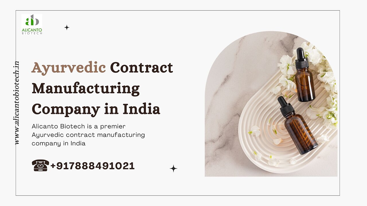 Ayurvedic Contract Manufacturing Company in India