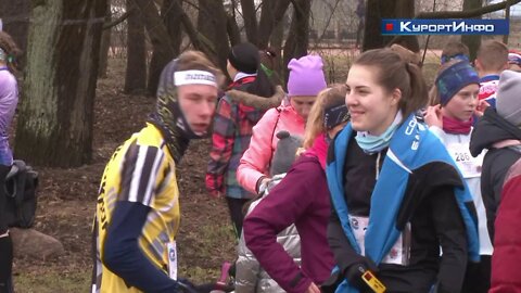 Этап городских соревнований по спортивному ориентированию "Снежная Тропа" в парке "Дубки"