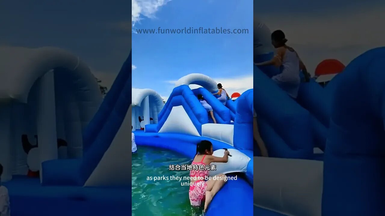 Most popular design for inflatable water parks