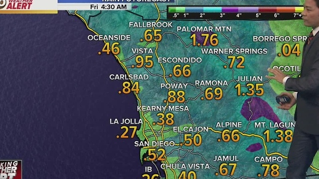 Robert's forecast for January 18, 2017