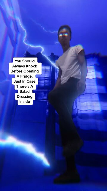 Knock Before Opening Fridge