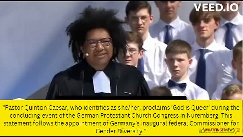 "Pastor Quinton Caesar, who identifies as she/her, proclaims 'God is Queer'