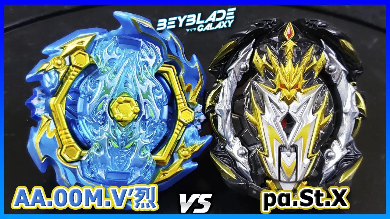 ACE ASHURA .00M.V' RETSU vs PRIME αPOCALYPSE .St.X - Beyblade Burst ベイブレードバースト