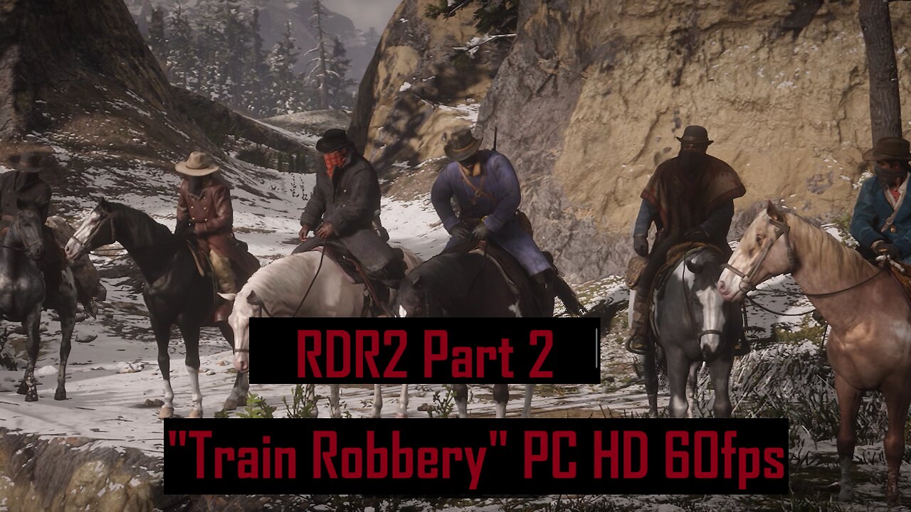 Red Dead Redemption 2 Part 2 "Train Robbery" PC HD 60fps