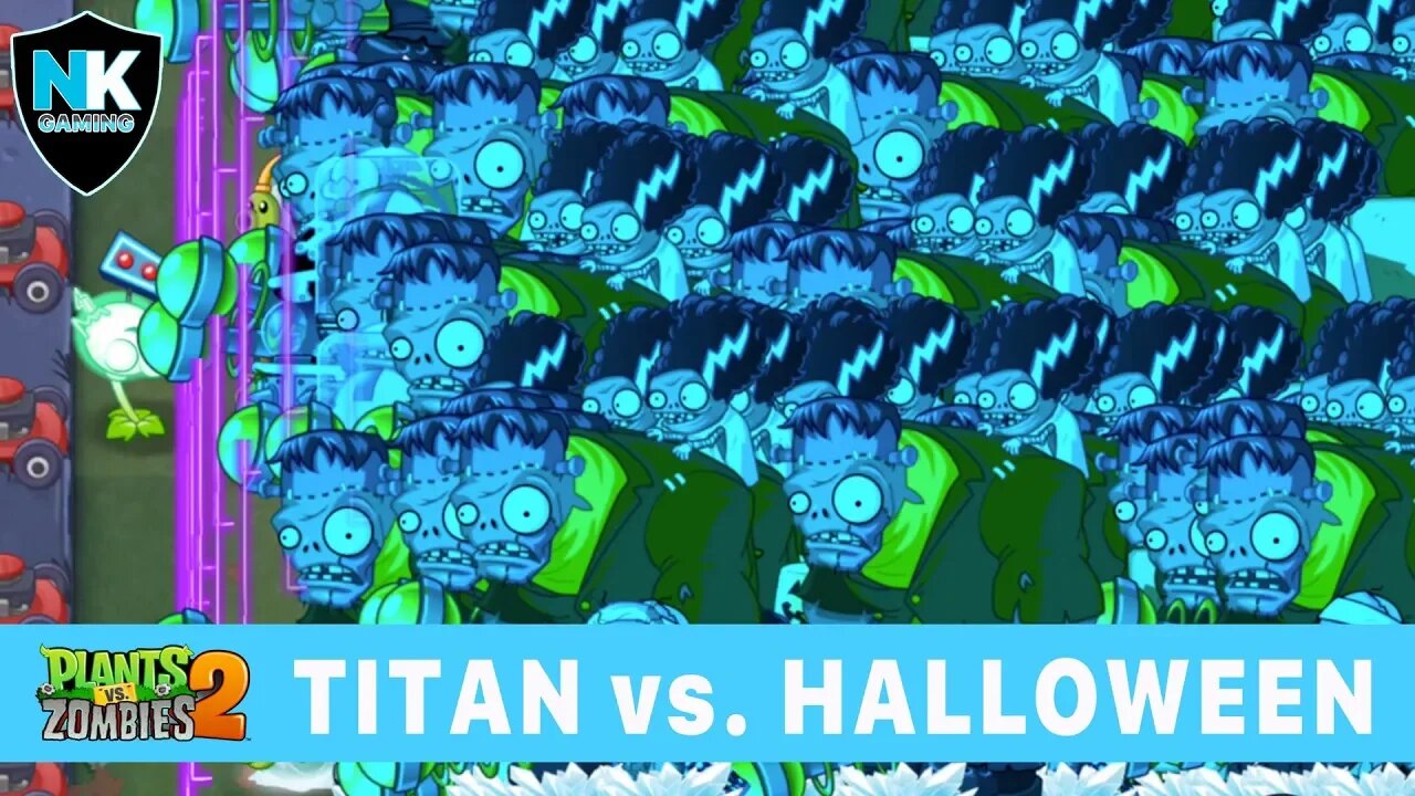 🔒PvZ 2 - Lawn Of Doom Special - Titan vs. The Halloween Horde