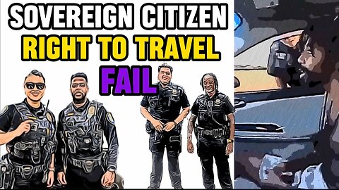 OFFICERS FORCE SOVEREIGN CITIZEN OUT OF CAR
