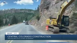 Work restarting on U.S. 50 project west of Gunnison