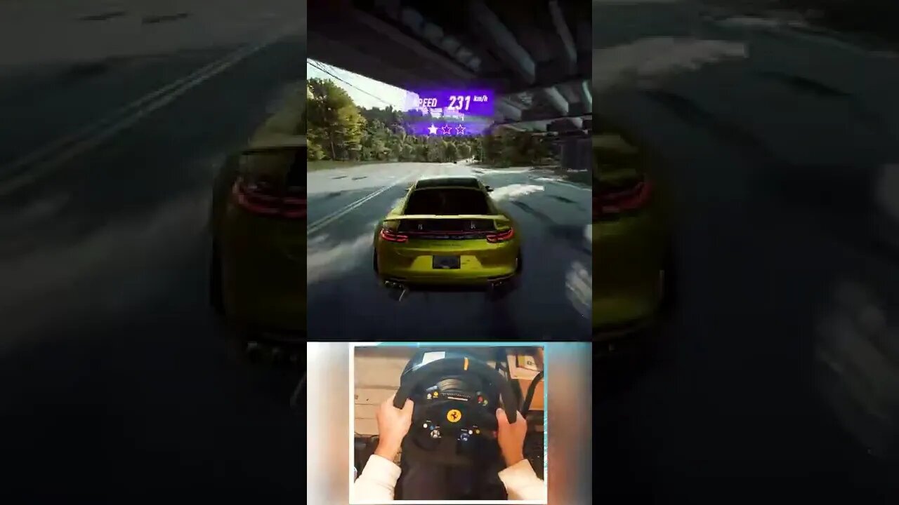 Tunnel driving in my Porsche Panamera Turbo - Need for Speed Heat #shorts