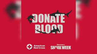 Red cross and Discovery channel team up for shark week