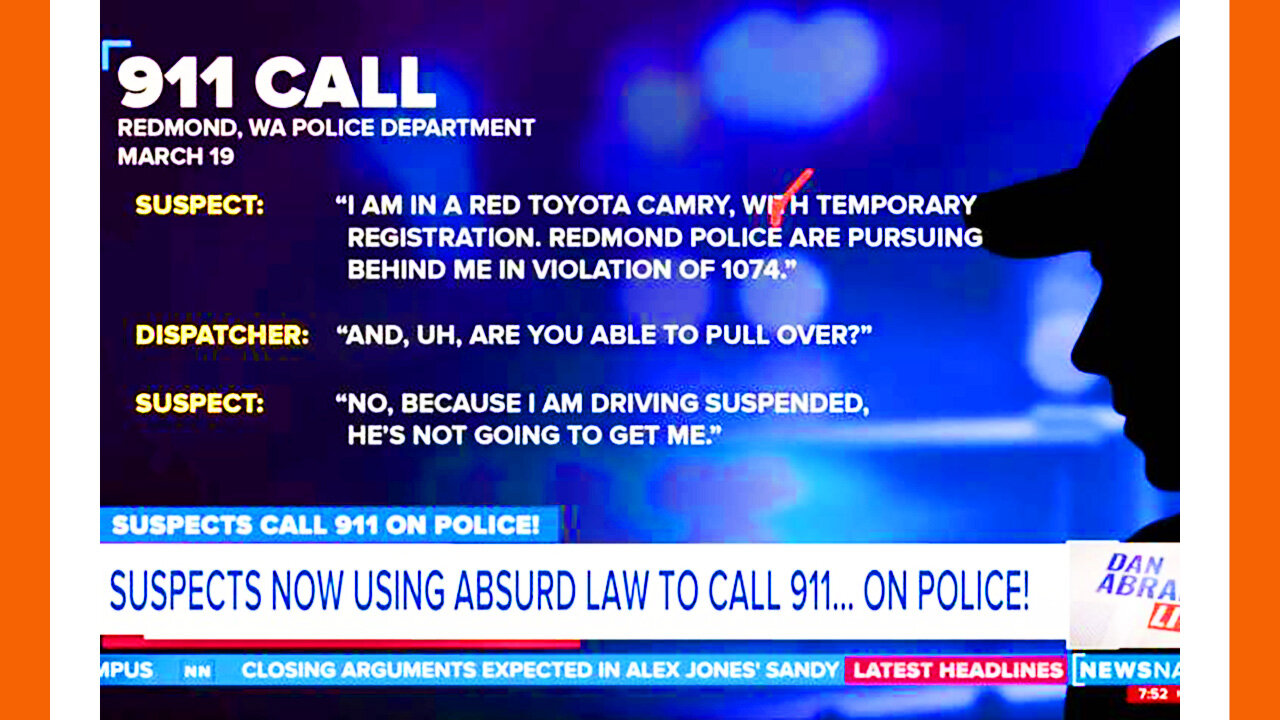 Criminals Calling Emergency Against Cops