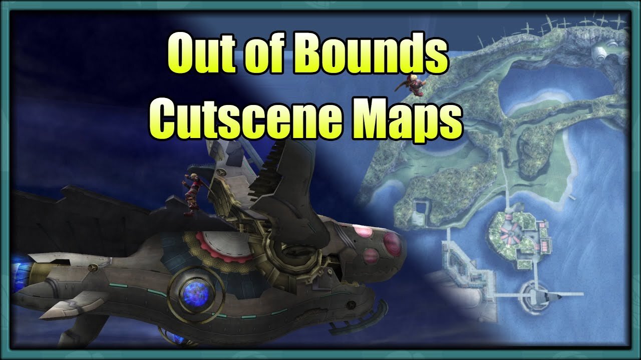 Xenoblade Chronicles Moon Jump /Out of Bounds Map Exploration: Part 20 (Junks and epilogue Colony 9)