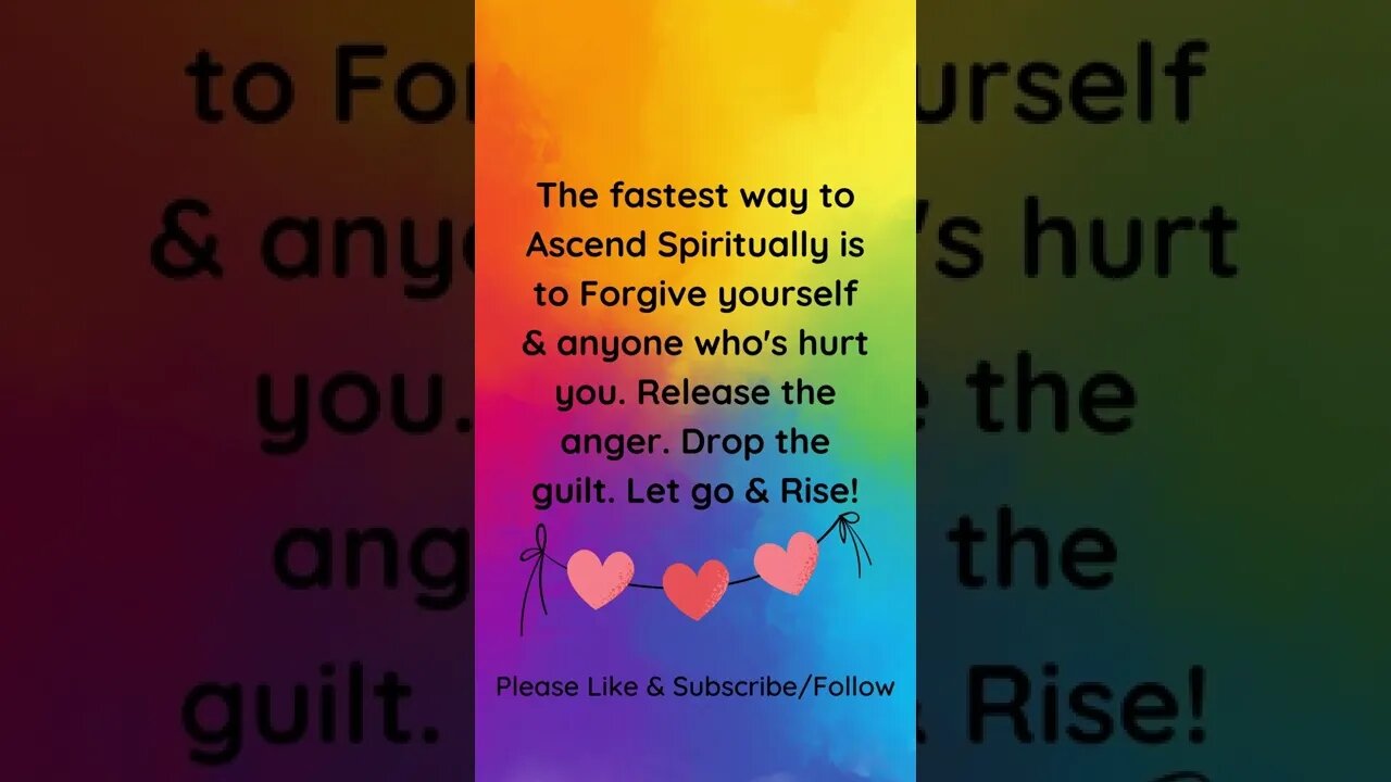 To Ascend Spiritually