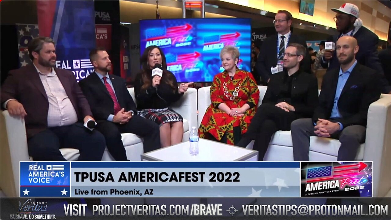 CBS Insider April Moss Interviews Fellow Project Veritas Whistleblowers At AMFEST 2022