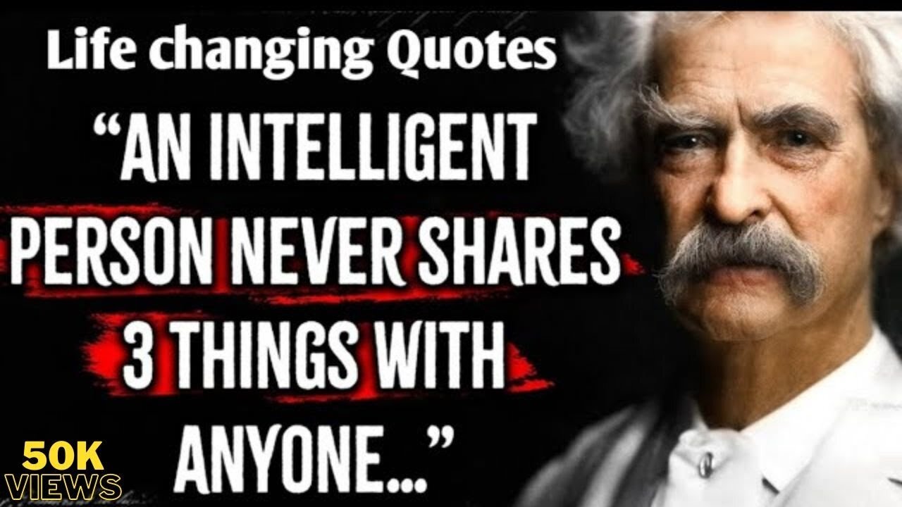 36 Life Lessons from MARK TWAIN that are Worth Listening To! | Life-Changing Quotes