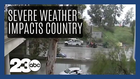 Severe weather causes damage across the country