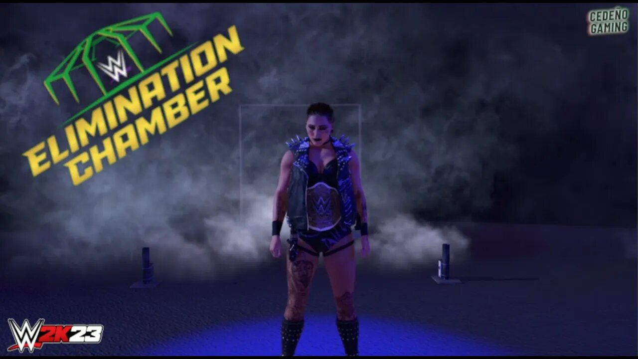 WWE 2K23 Gameplay: Epic Elimination Chamber Battle for the Women's World Championship