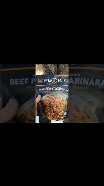 Peak freeze dried foods, and what I ate. Recommended!