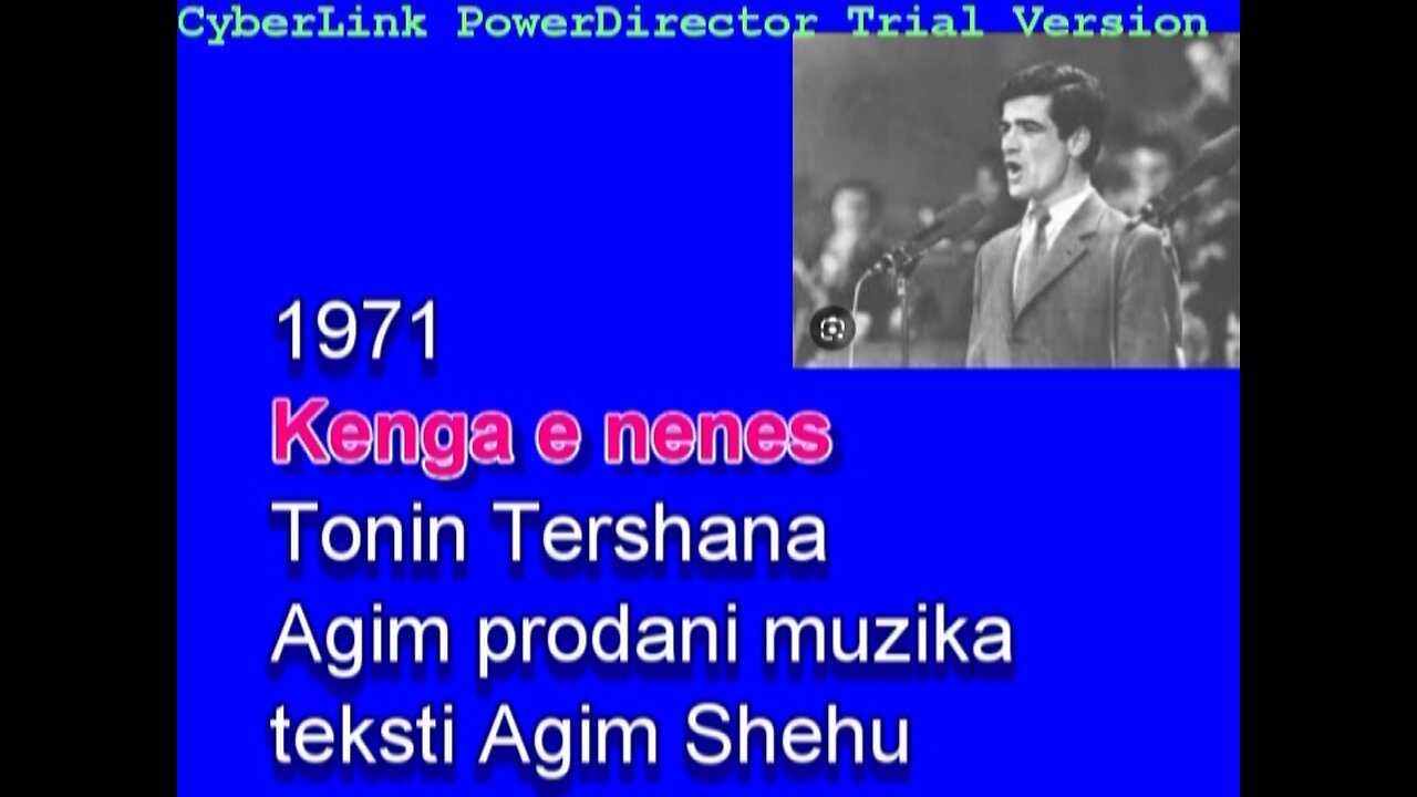 Kenga E nenes Tonin Tershana Festivali i 10-të i Këngës në RTSH