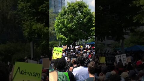 Sheila Jackson Lee @ George Floyd protest Houston Tx 6/2/20