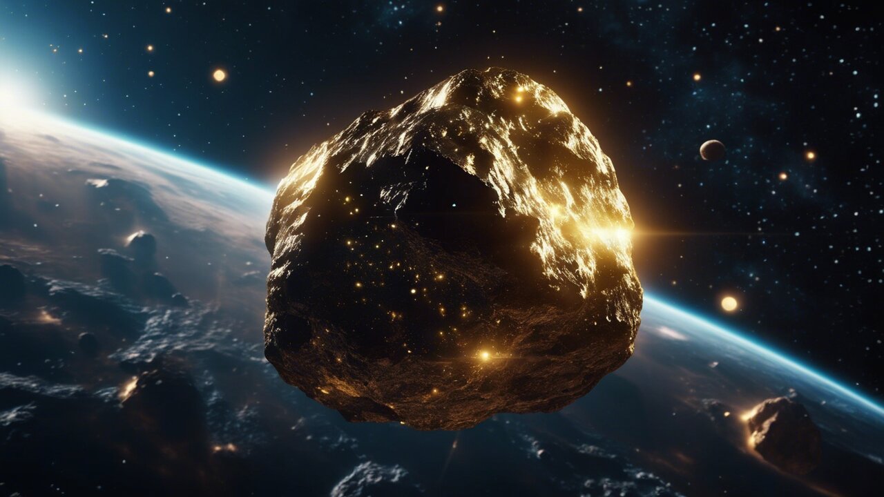 Did you know there's an asteroid in space packed with GOLD?