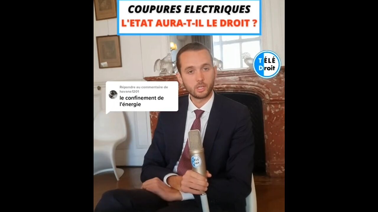 Un juriste explique que l'état n'a pas le droit de couper l'électricité, c'est anticonstitutionnel !