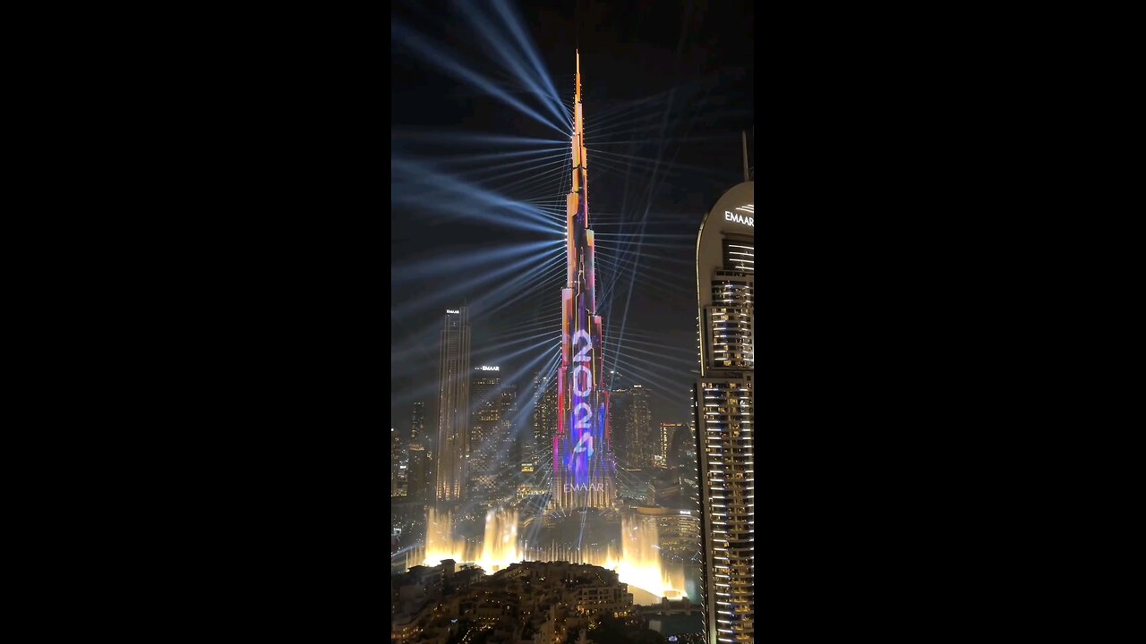 Happy New Year 2️⃣0️⃣2️⃣4️⃣ from burjkhalifa Dubai,UAE , 🎆 🎊🎉