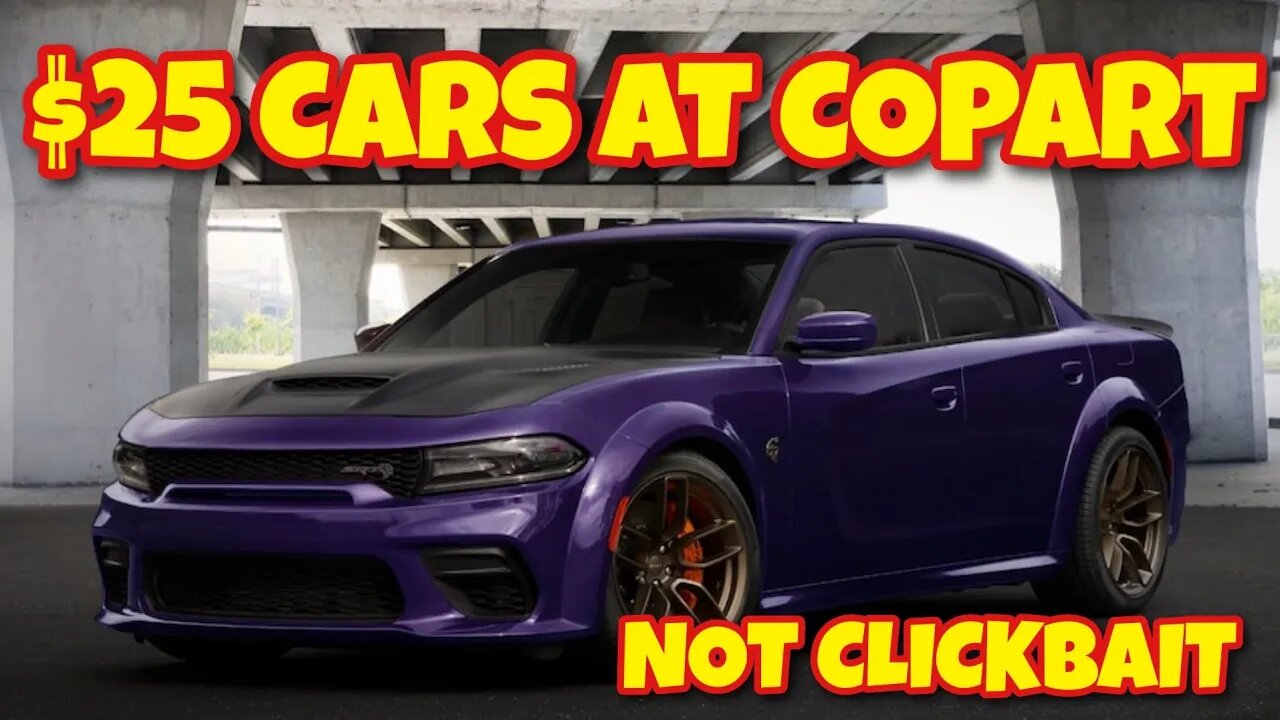 $25 Cars On Copart! Not Clickbait Cheapest Auction Cars Ever