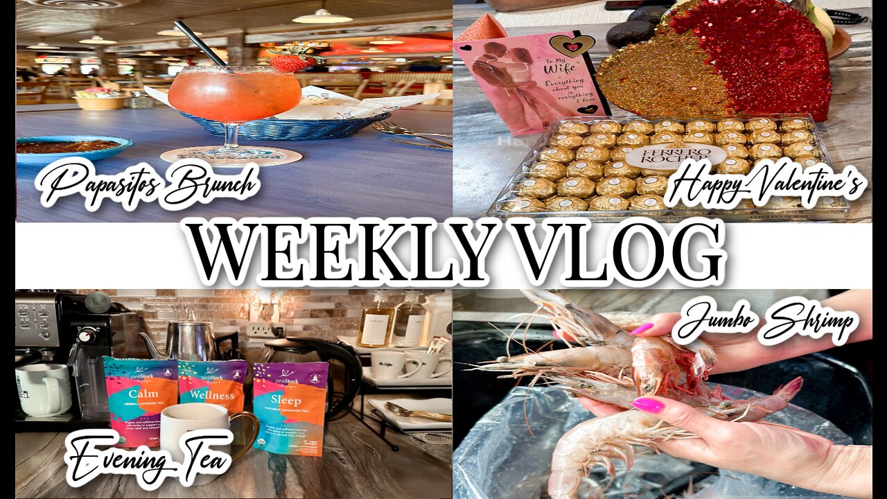 WEEKLY VLOG + VALENTINE'S BRUNCH + PAPASITOS + COOKING WITH ME + PLAYING CORN HOLE