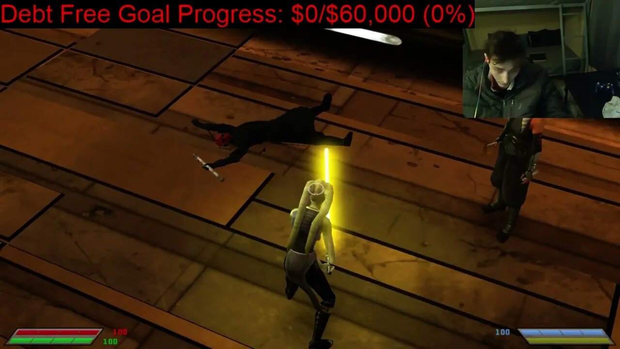 Ahsoka Tano VS Darth Maul In A Battle With Live Commentary In Star Wars Jedi Knight Jedi Academy