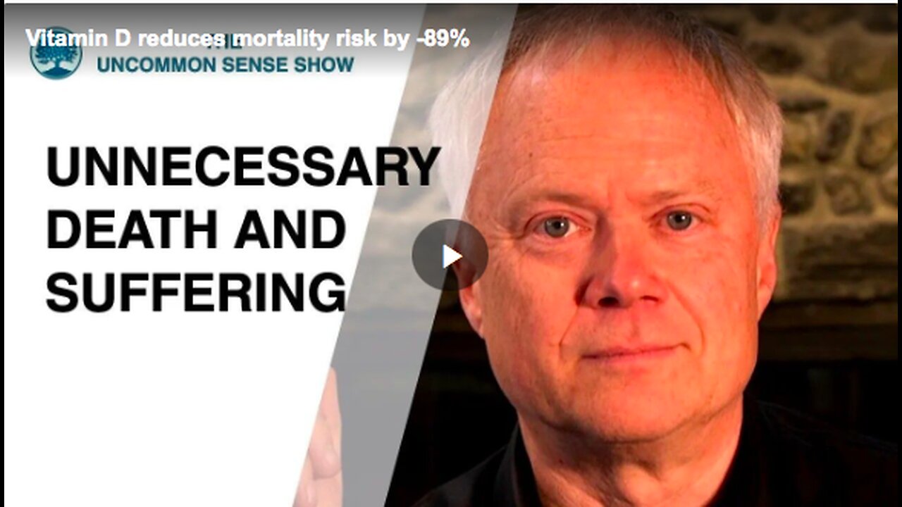 How vitamin D reduces COVID-19 mortality risk by 89 percent