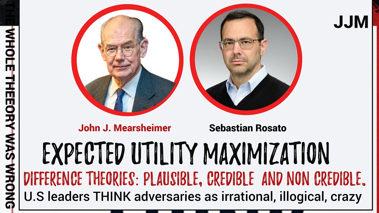 John Mearsheimer argues that U.S leaders often portray their adversaries as irrational & delusional.