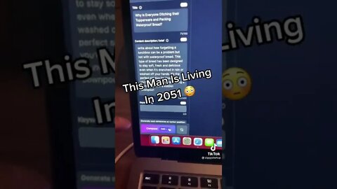 This man is living in 2051