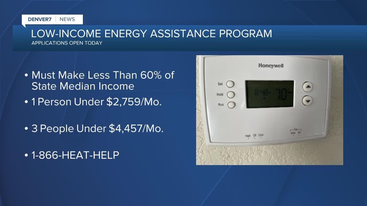 Low-income energy assistance program taking applications