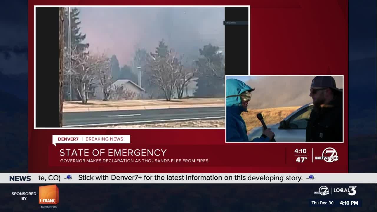 Residents describe wildfire evacuation from Superior