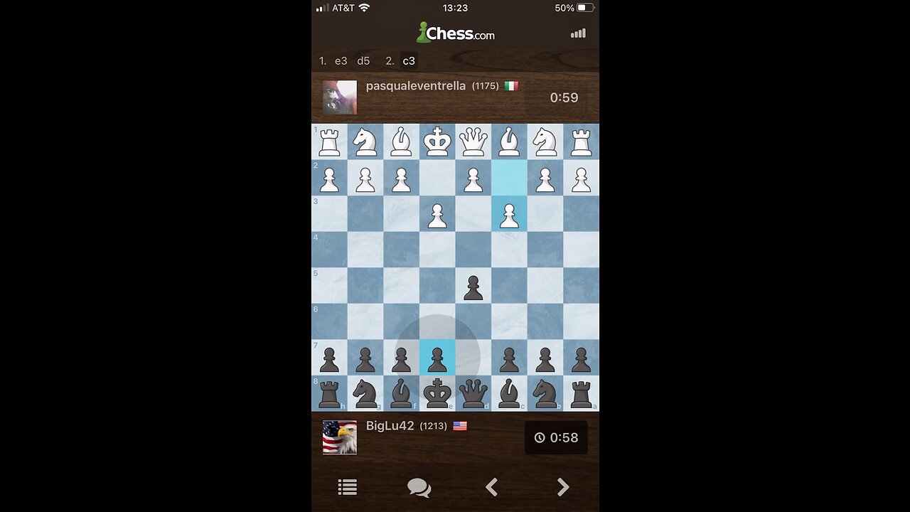 INTERMEDIATE BULLET CHESS GAMEPLAY - one large blunder gave the other the win!!!