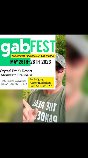 MR. NON-PC - Join me for GabFest 2023 and Gerald Celente's Peace and Freedom Rally!