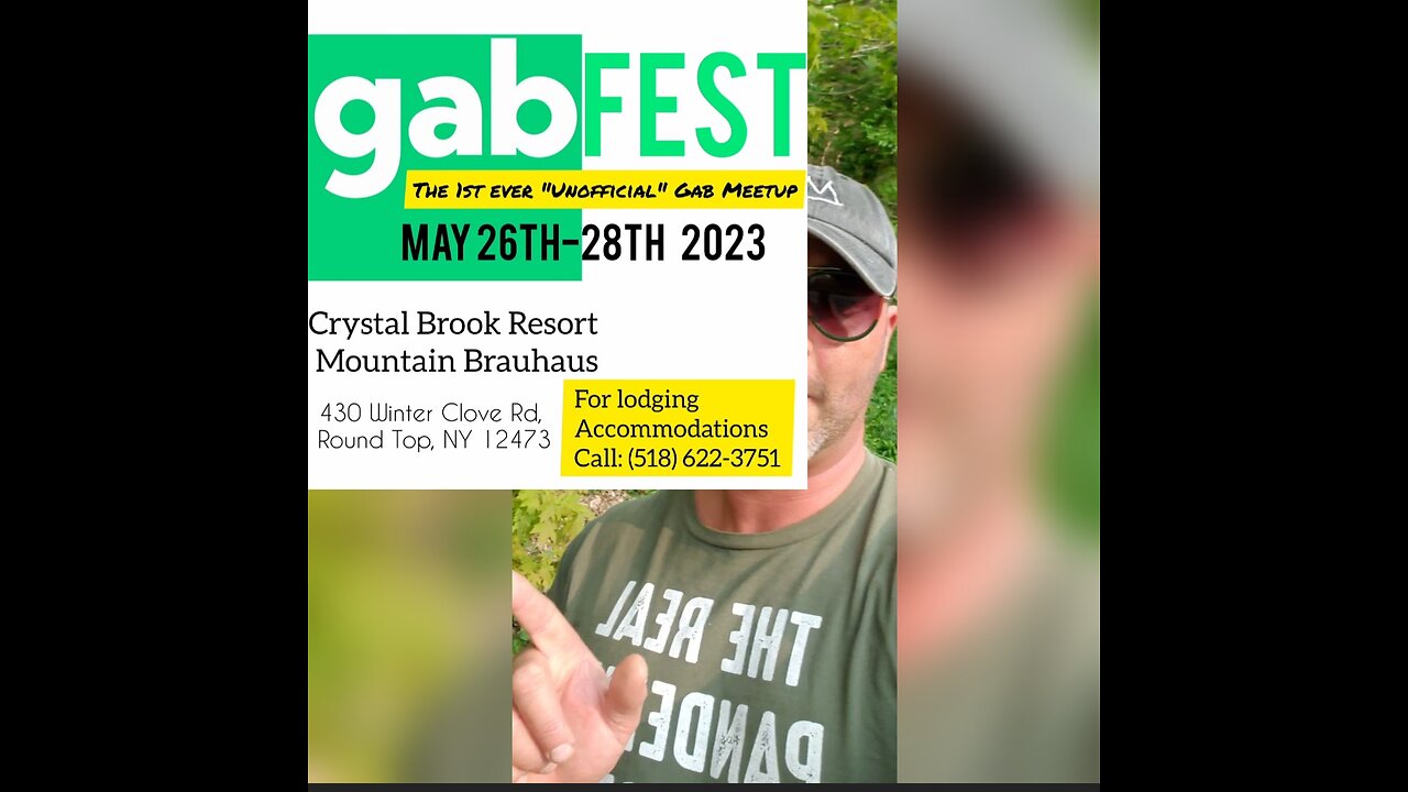 MR. NON-PC - Join me for GabFest 2023 and Gerald Celente's Peace and Freedom Rally!