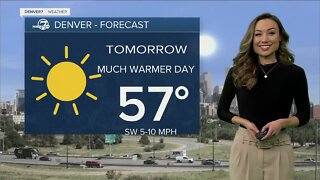 Sunny and warmer Sunday
