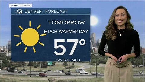 Sunny and warmer Sunday