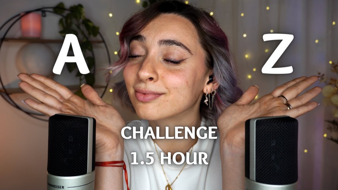 Challenge: ASMR alphabet A-Z satisfaction
