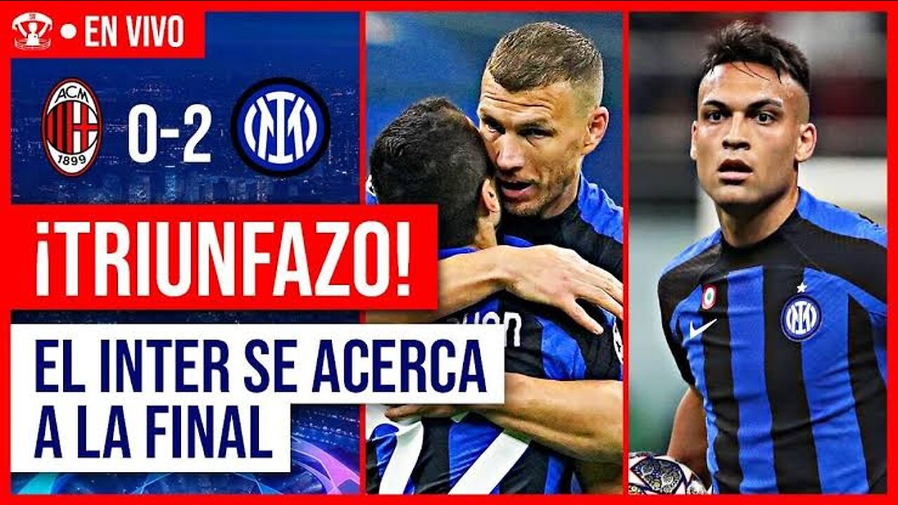 Champions League 2023 Live mau 10th MILAN 0x 2 INTER DE MILAO - semifinai jogo 1
