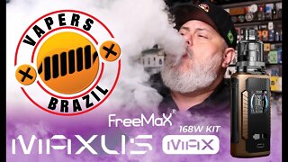 Freemax Maxus Max 168W Kit - 2 Baterias 18650 Incrivel CoilHead - Review PTBR