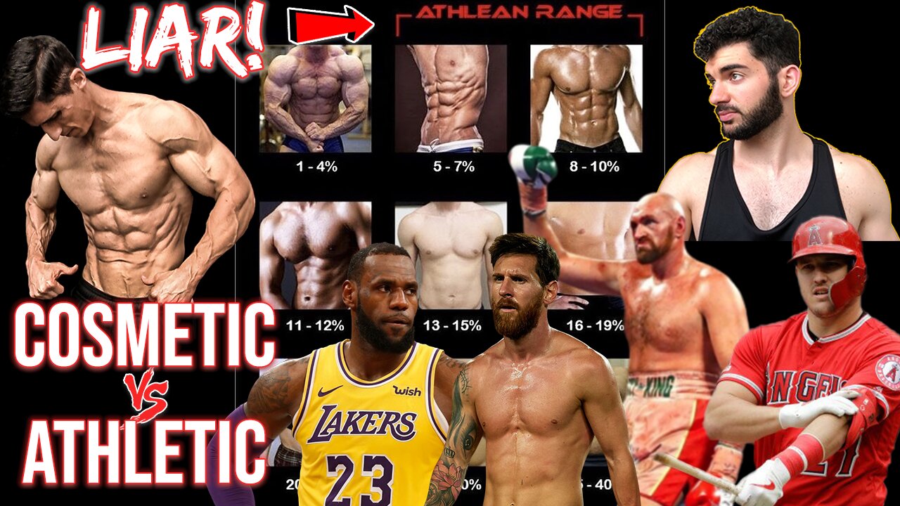 Athlean X DOES NOT Look Like An Athlete (Cosmetic vs Athletic Body Fat)