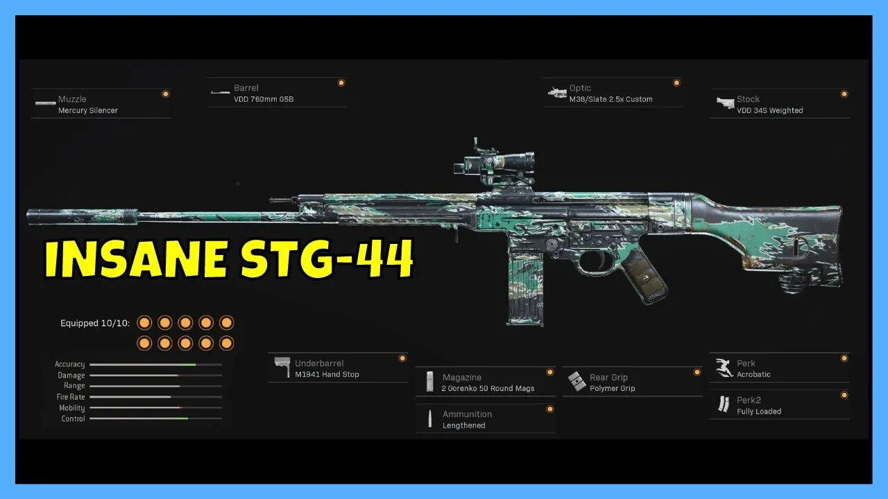 *NO RECOIL* Long Range StG 44 Class 😲 (Best StG 44 Class Setup Warzone)