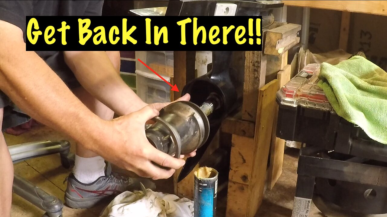 Mercury 225 Optimax Lower Unit Repair Part 3 DIY #diyrepair #mercuryoutboards #mercurymarine